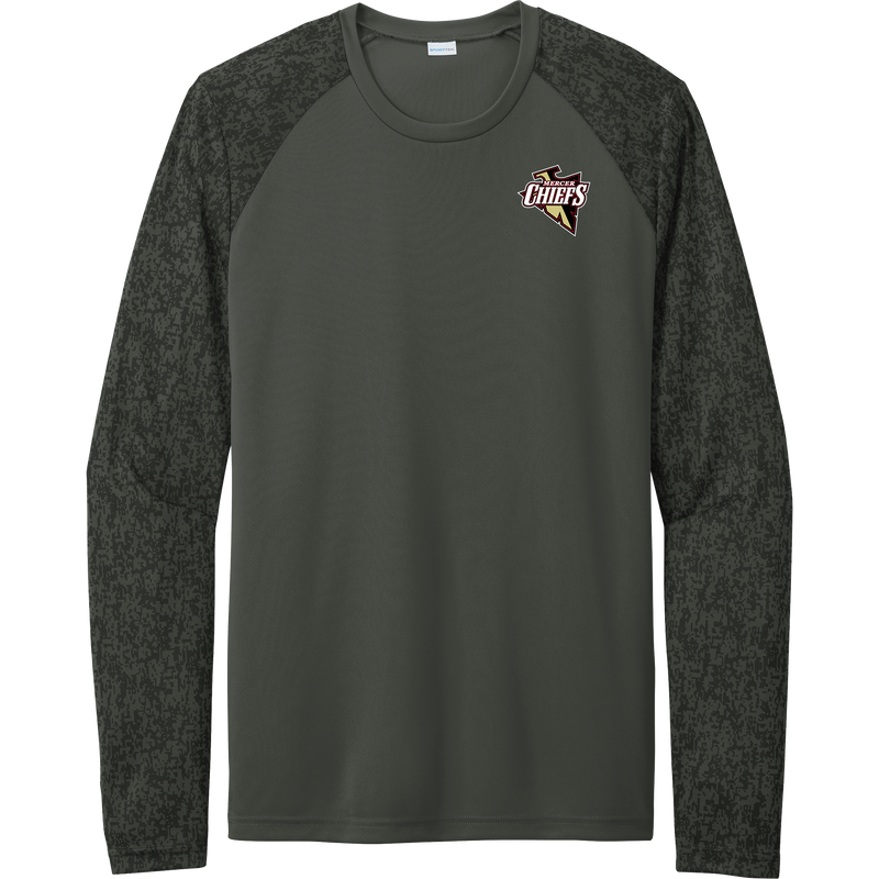 Mercer Chiefs Long Sleeve Digi Camo Tee