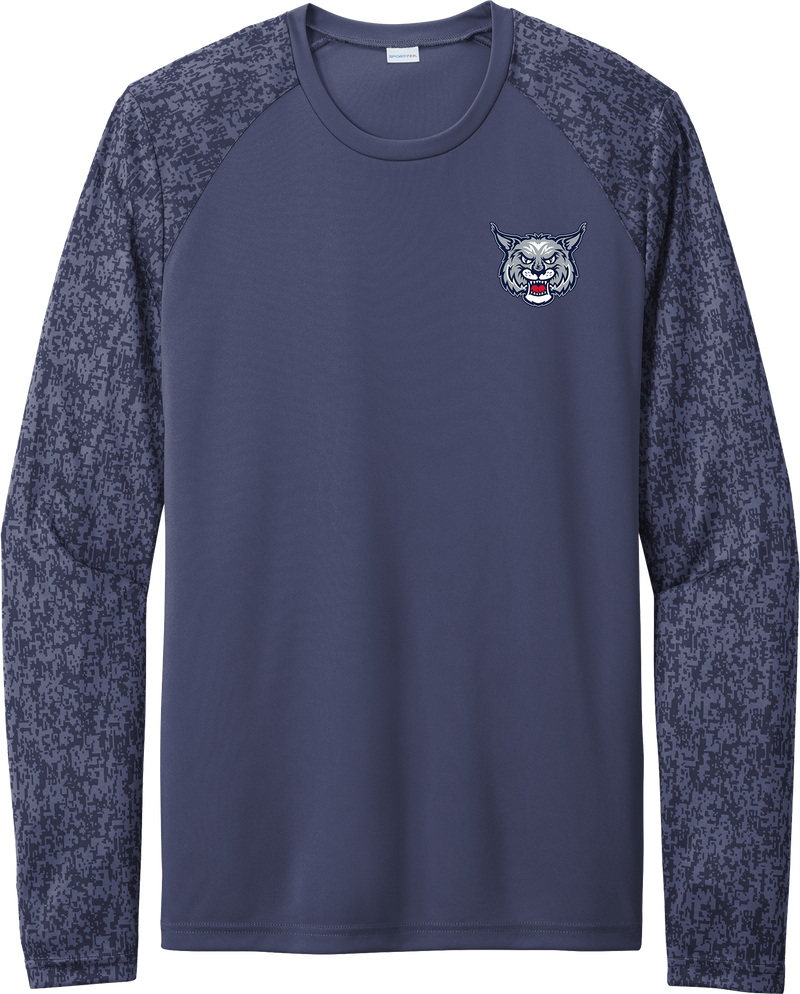 CT Bobcats Long Sleeve Digi Camo Tee