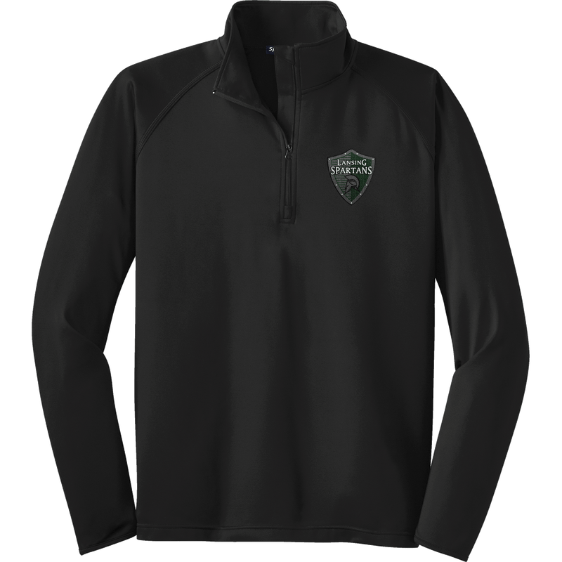 Lansing Spartans Sport-Wick Stretch 1/4-Zip Pullover