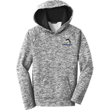 Mid-State Mustangs Youth PosiCharge Electric Heather Fleece Hooded Pullover