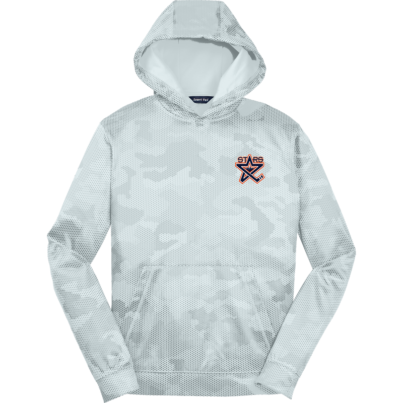 NY Stars Youth Sport-Wick CamoHex Fleece Hooded Pullover