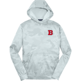 CT Bobcats Youth Sport-Wick CamoHex Fleece Hooded Pullover