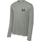 Lady Badgers Youth Long Sleeve PosiCharge Competitor Tee