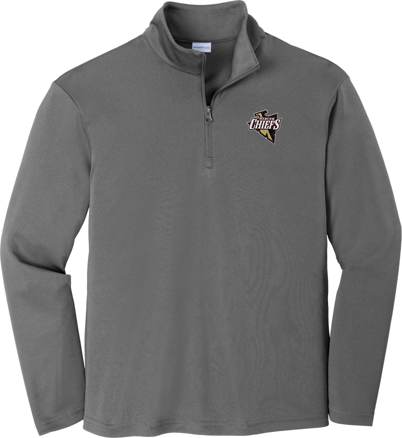 Mercer Chiefs Youth PosiCharge Competitor 1/4-Zip Pullover