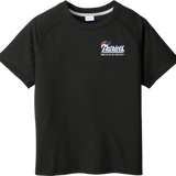 Secaucus Patriots Youth PosiCharge  Tri-Blend Wicking Raglan Tee