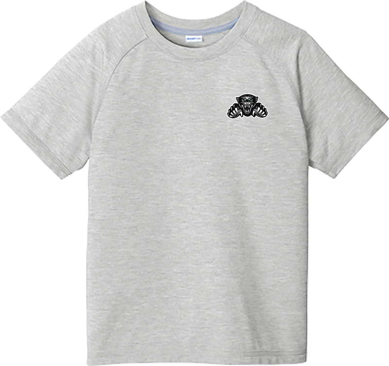 Igloo Jaguars Youth PosiCharge  Tri-Blend Wicking Raglan Tee