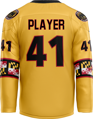 MD Lady Jr. Black Bears Youth Goalie Sublimated Jersey